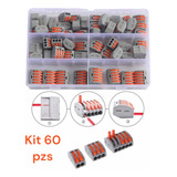 Terminal Tipo Wago Conector Bornera Cableado Reutilizable 