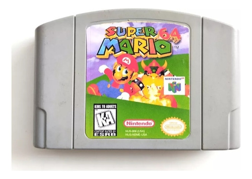 Juego Mario 64 Nintendo 64 N64 Original Funcional Usado