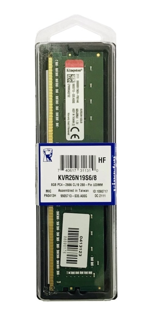 KINGSTON VALUERAM DDR4 8GB 2666 CL19