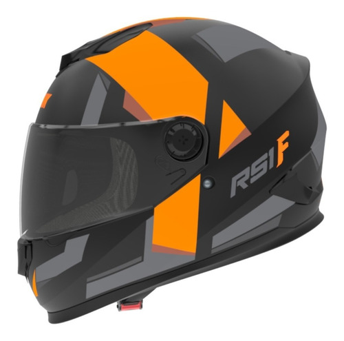 Casco Moto Integral Hawk Rs1 F Negro Y Blanco