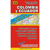 Mapa De Colombia Y Ecuador Rutas Y Caminos Argenguide