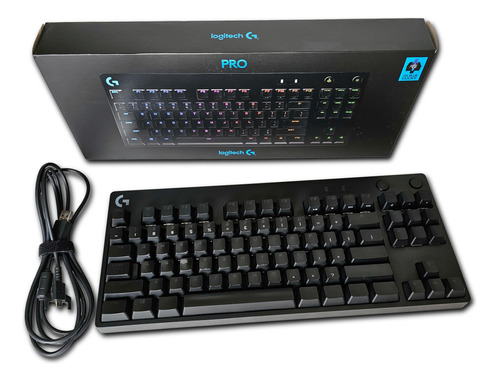 Teclado Logitech G Pro Gaming Gx Blue Inglés Us Qwerty