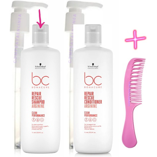 Shampoo Y Acondicionador Bonacure Repai - Ml A $118