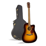 Violão Fender Cd-140 Sce Dreadnought Cutaway C/case 0970213