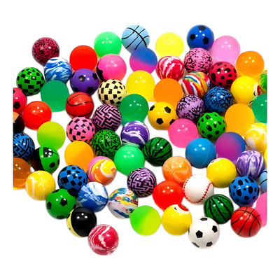 100pz Pelota Saltarina 27mm Loca 1 Pulgada Máquina Chiclera Mix