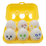 6 Huevos A Juego, Juguetes Educativos Para Edades Tempranas,