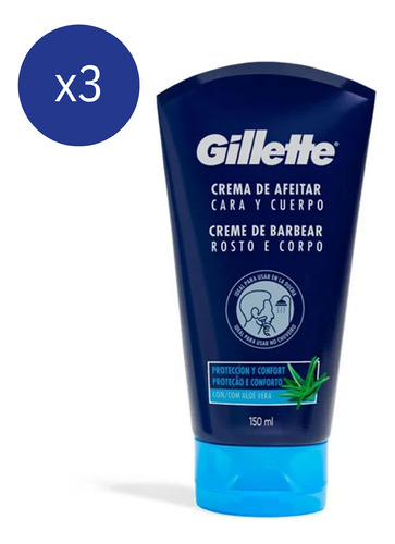 Pack Crema Para Afeitar Gillette 150 Ml