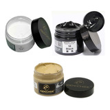 Kit Balsamo Crema Pintura Piel Cuero Negro, Blanco Y Beige