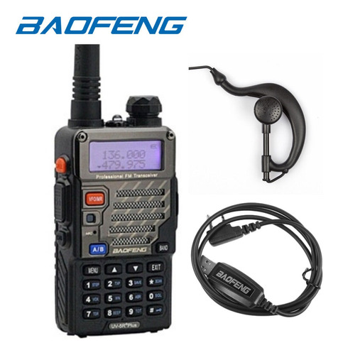 Radio Handy Baofeng Uv5r Alcance 2 Bandas Bateria 1800 Mah