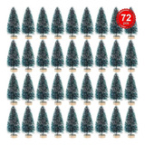 . 72 Mini Árvore De Natal De 4,5 Cm, Pequeno Pinheiro
