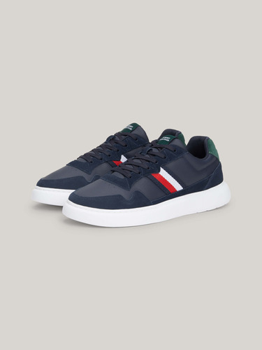 Tenis Azul Con Cinta Distintiva De Hombre Tommy Hilfiger