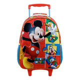 Mochila Mickey Mouse Bolsa Escolar Infantil Mala Grande 16l