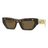 Versace Ve4432u 108/73 Cat Eye Tortoise Gold