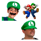 Combo 2 Gorras Padre E Hijo Mario Bros Luigi Adulto Niño Mnr