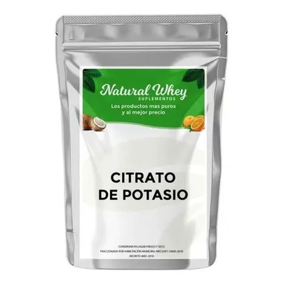 Citrato de Potasio en Polvo Natural Whey 1 Kg Sin Sabor Vegano | MercadoLibre