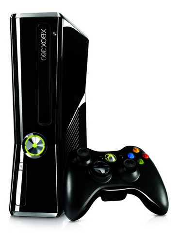 Microsoft Xbox 360 + Kinect Slim 250gb Standard Cor  Glossy Black