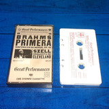 Brahms Szell 1° Sinfonía Cassette Arg Maceo-disqueria