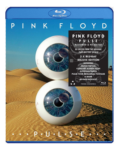 Pink Floyd Pulse En Blu-ray. Edicion 2022 - 2 Discos Bd25