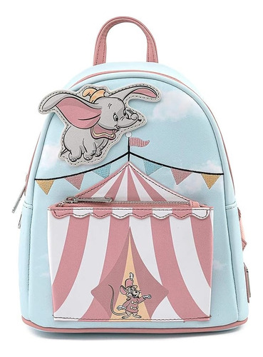 Mini Mochila Loungefly Disney Dumbo Circo Flying Circus