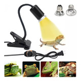 Lámparas De Calor Para Tortuga Reptiles 2 Bombillas Uva+uvb