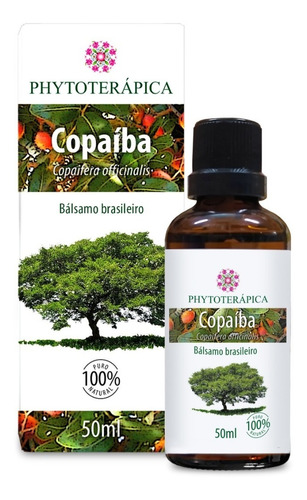 Óleo De Bálsamo De Copaíba 60ml - Phytoterápica - 100% Puro