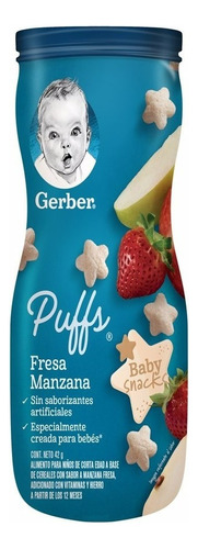 Gerber Puffs Manzana Fresa 42g