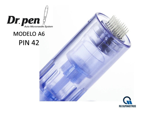 Aguja Repuesto Pin 42 Dermapen Dr Pen. Modelo A6, Pack 10und