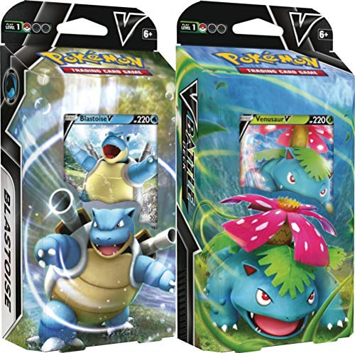 Paquete De Batalla De Pokémon V De Tcg, Mazos Blastoise Y Ve