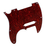 Golpeador De 3 Capas 8 Agujero For Telecaster Guitar Red