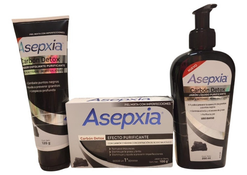 Kit Asepxia Anti Acné Puntos Negros Piel Grasa 