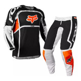 Conjunto Equipo Fox 360 Divide Negro Motocross