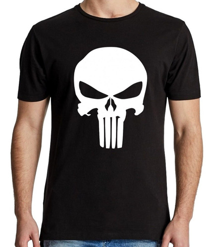 Camiseta Do Justiceiro The Punisher Camisa De Algodão