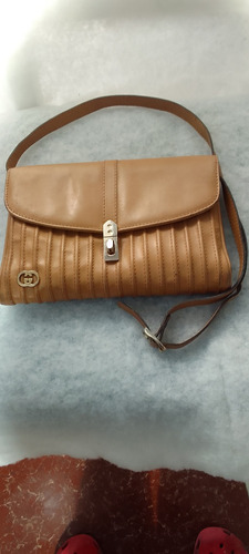 Cartera Gucci, De Cuero Original, Impecable!! Vintage. 