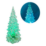 Arbol Mini Adorno Navideño Con Luz Led Decoracion Navideña