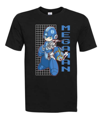 Polera Niño - Megaman - Diseño 100 Dtf