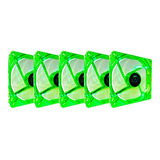 Ventilador Para Caja Apevia Cf512l-gn Led Verde Silencioso