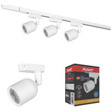 Trilho Eletrificado Branco 2m + 5 Spots 12w Avant Elegance Cor Branco Frio 110v/220v