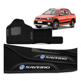 Tapete Automotivo Carpete Saveiro G6 2015 2016 Cd Jogo 5 Pçs