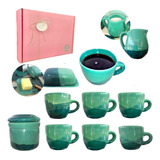 Set Desayuno Taza Kit Caja Regalo Cerámica Artesanal Kvjp019