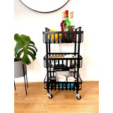 Carro Organizador Cocina Baño Frutas Verduras  Carrito Metal