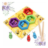 Juego Colmena Abejas Niños Clasificación Montessori