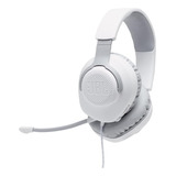 Fone De Ouvido Gamer Jbl Quantum 100 P/ Jogos - Branco