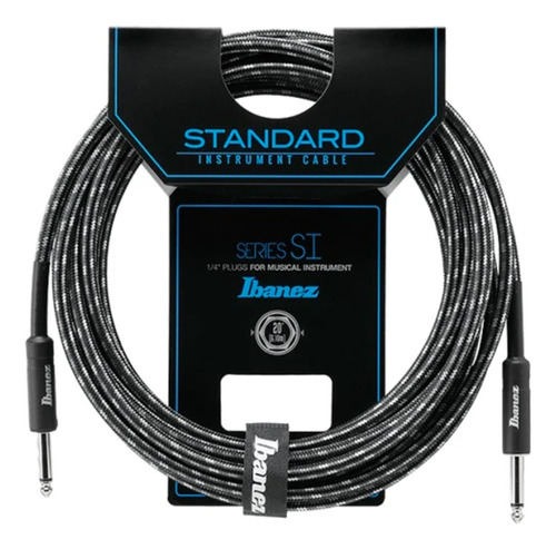 Ibanez Si20-cct Cable P/instrumento 6m Plug Recto/recto