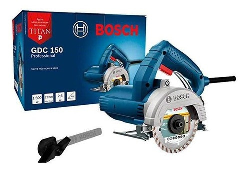 Serra Marmore Profissional Bosch Titan 1500w Gdc150