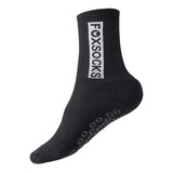 Medias Zoquetes Foxsocks Antideslizantes Clasicas Negro Niño