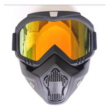 Mascara Desmontable Lentes Motocross Esquí 