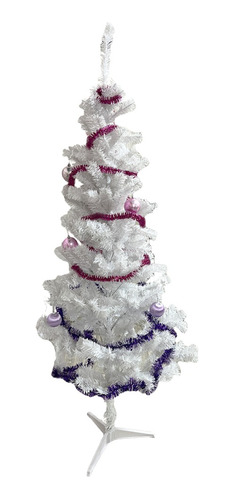 Arbol De Navidad Blanco 1,8mts Elegante Toda Tu Casa Festivo