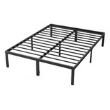 Dumos Base De Cama De Metal Con Soporte De Listones De Acero