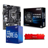 Kit Processador Intel I5 10400f + Placa Mãe H510 +16gb Ddr4 