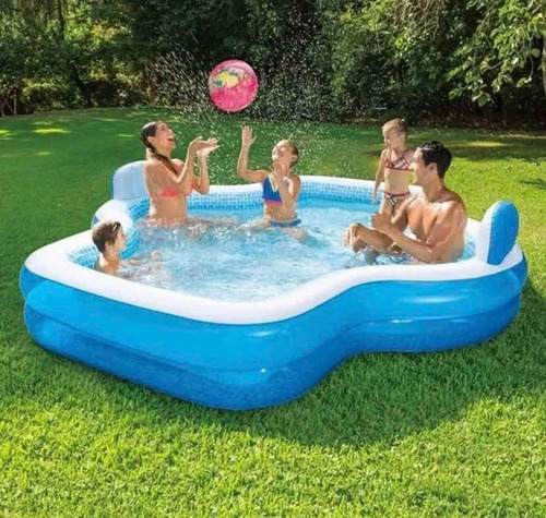 Alberca Inflable Piscina Familiar Summerwaves 3.05x2.79x0.66